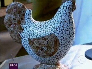 Decorar com casca de ovo